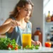 comparison of homemade and store-bought cooking ingredients on kitchen counter