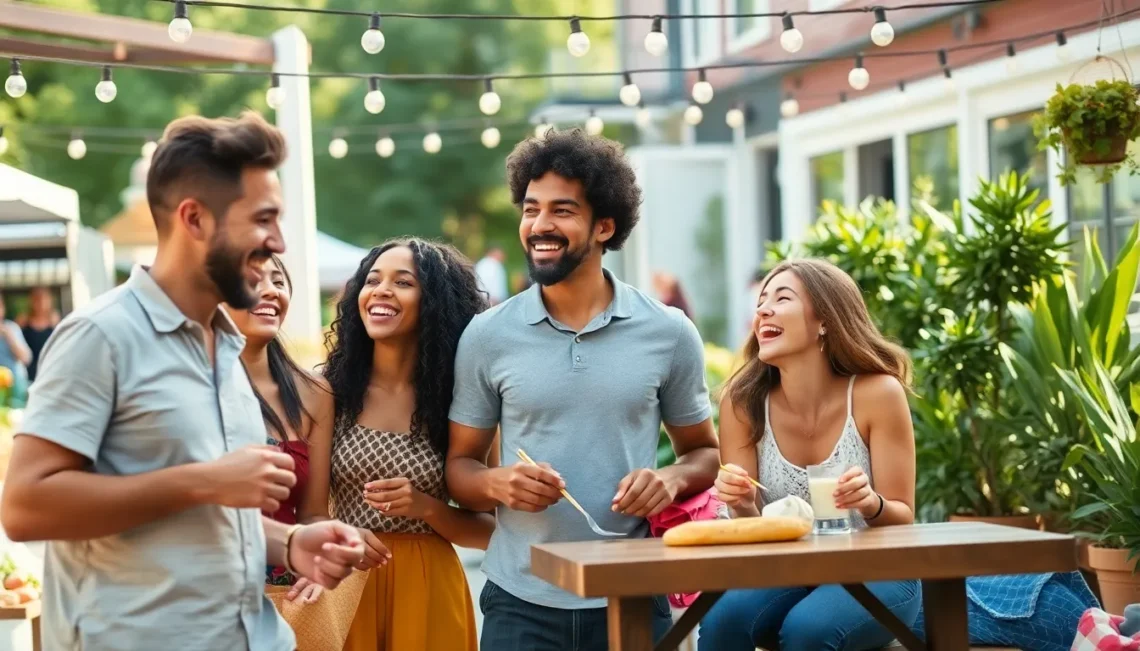 Person planning local vacation activities with map and guidebook