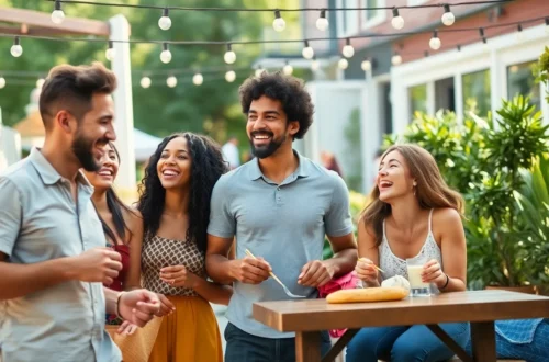 Person planning local vacation activities with map and guidebook