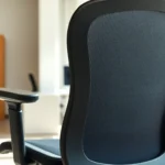Ergonomic office chair with lumbar support and adjustable features for back health